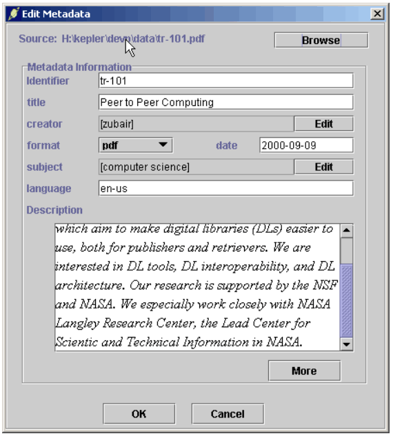 Kepler publication tool