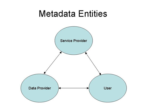 Image showing high level view of metadata entities