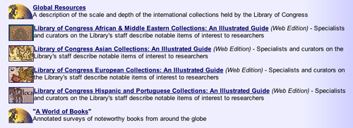 Image from web page About the International Collections