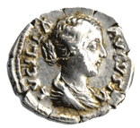 Coin depicting Lucilla, wife of Lucius Versus