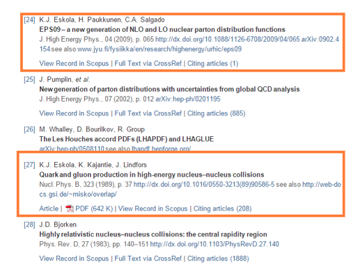 Data Citation Services In The High Energy Physics Community