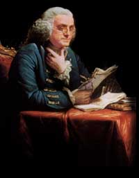 Portrait of Ben Franklin