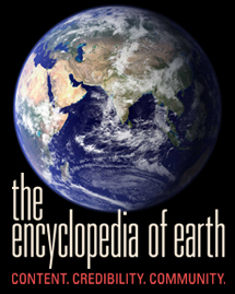 Logo for the encyclopedia of the earth web site