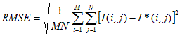 Mathematical formula for testing images