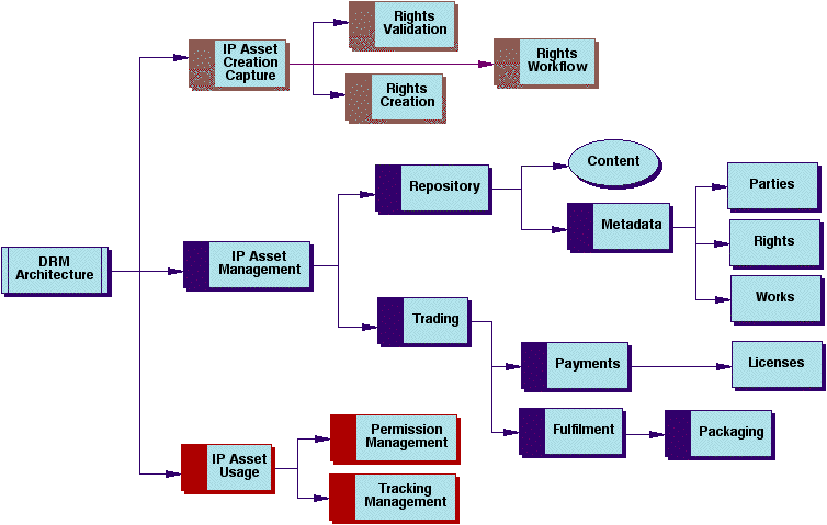 Flowchart of DRM Functional Architecture