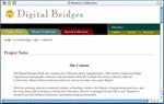 Screen shot of sample page LeHigh University Library
