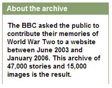 Figure:  Results - BBC People's WorldWar2.