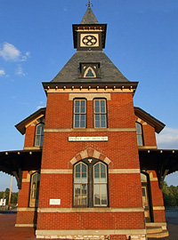 Photograph of Train Station in Point of Rocks, Maryland