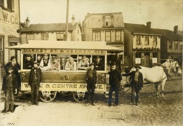 Photograph of Horse Drawn Through Car #15 c. 1888-1900