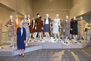 Photograph of some of the garments made by Mrs. Susan H. Beall for the Historic Costumes and Textiles Collection.