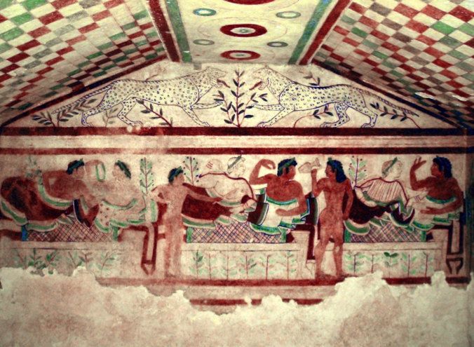 Digital Photograph; Tomb of the Leopards, Italy, c. 480 B.C. Digital Photograph Tomb of the Leopards