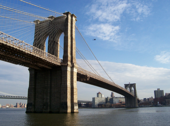 Roebling and Roebling. Brooklyn Bridge. Digital Photograph Brooklyn Bridge