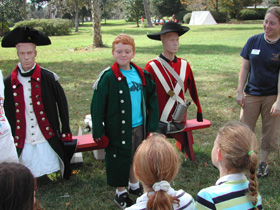 Revolutionary War Uniform Station