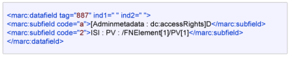  administration metadata 