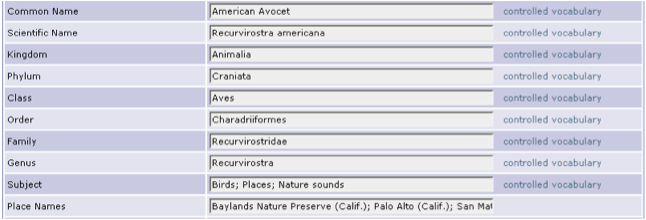 Figure Showing Metadata