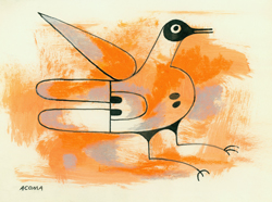 Reproduction of ACOMA from DeForrest Judd's Taos Sketchbook